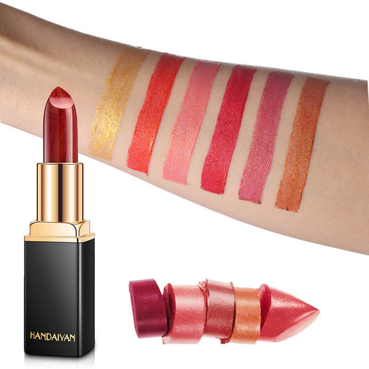 Ice Bloom Beauty – Shiny Color-Changing Metallic Lipstick | Temperature-Sensitive Glow