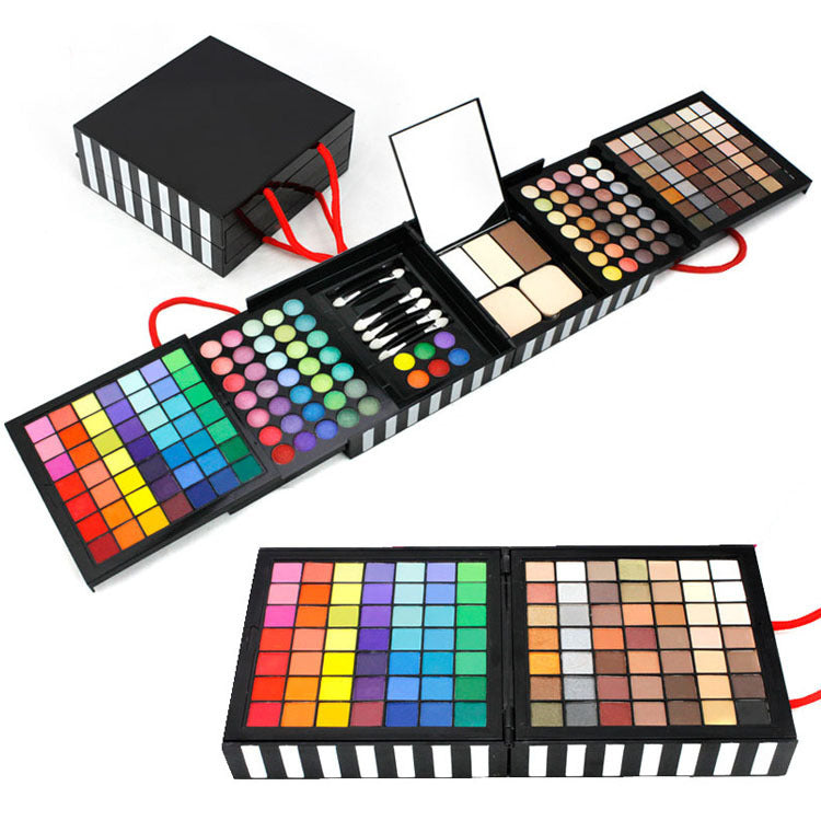 Deluxe 177 Color Eye Shadow  Bronzing Palate Combination Makeup Set