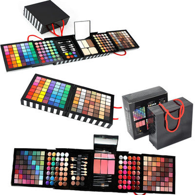 Deluxe 177 Color Eye Shadow  Bronzing Palate Combination Makeup Set