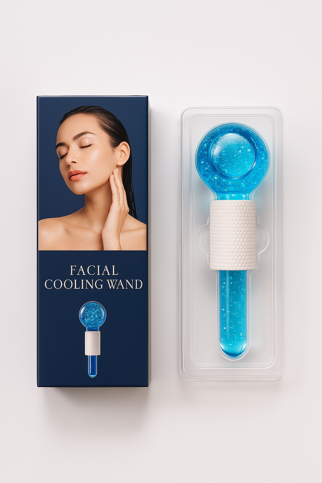 Crystal Ice Ball Ice Therapy Facial Massage Glass Beauty Ball